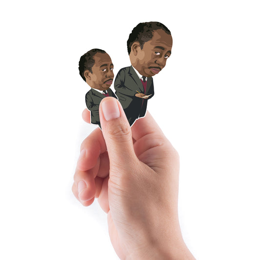 Sheet of 5 -The Office: STANLEY Minis        - Officially Licensed NBC Universal Removable    Adhesive Decal