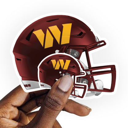 Washington Commanders:  2022 Helmet Minis        - Officially Licensed NFL Removable     Adhesive Decal