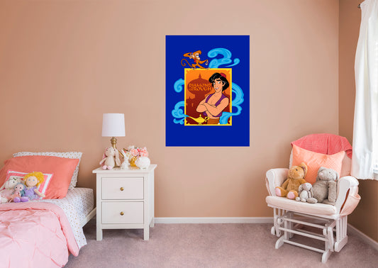 Aladdin: Aladdin and Genie Mural        - Officially Licensed Disney Removable Wall   Adhesive Decal