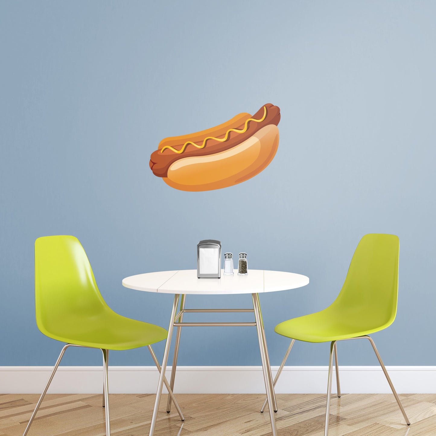 X-Large Hot Dog + 2 Decals (34"W x 22"H)