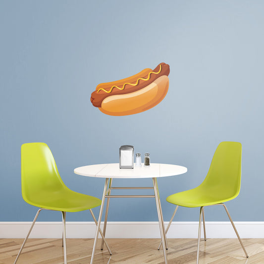 X-Large Hot Dog + 2 Decals (34"W x 22"H)