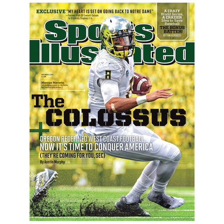 Oregon Ducks: Marcus Mariota December 2014 Sports Illustrated Cover Mi –  Fathead