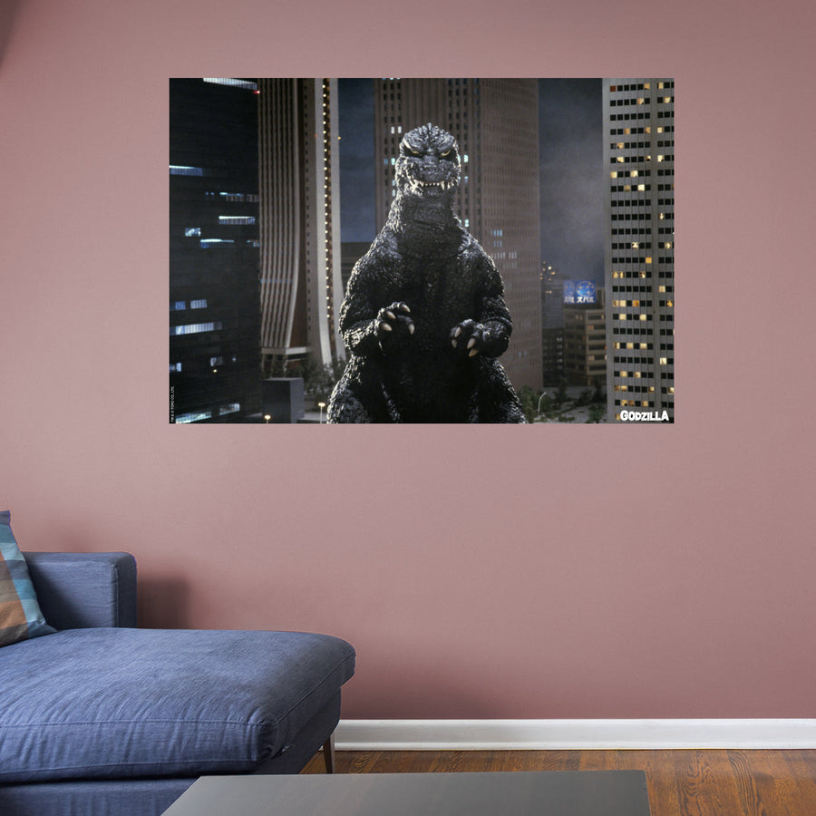 Godzilla 1984-The Return of Godzilla - Movie Scene - Peel & Stick Poster - Official Toho - Reusable Vinyl Wall Decal