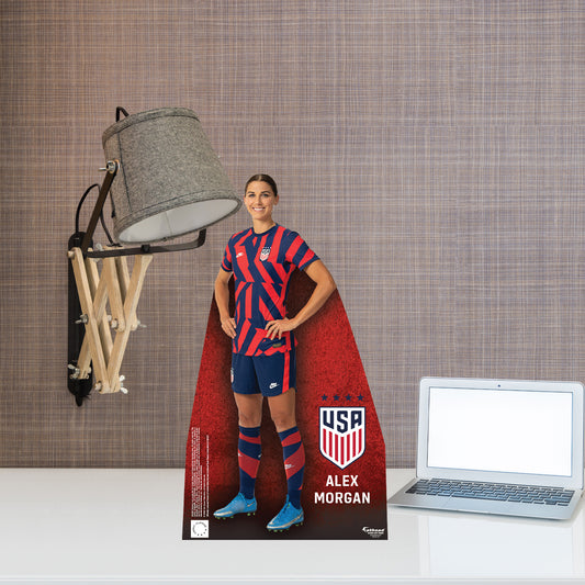 Alex Morgan 2022  Mini   Cardstock Cutout  - Officially Licensed USWNT    Stand Out