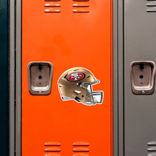 San Francisco 49ers:  2022 Helmet Car Magnet        - Officially Licensed NFL    Magnetic Decal