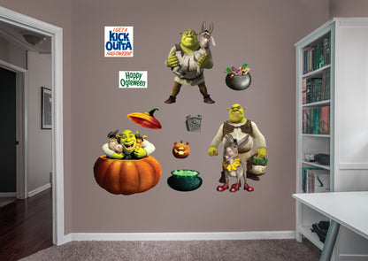 Shrek: Buddy Scared Shrekless Collection        - Officially Licensed NBC Universal Removable     Adhesive Decal