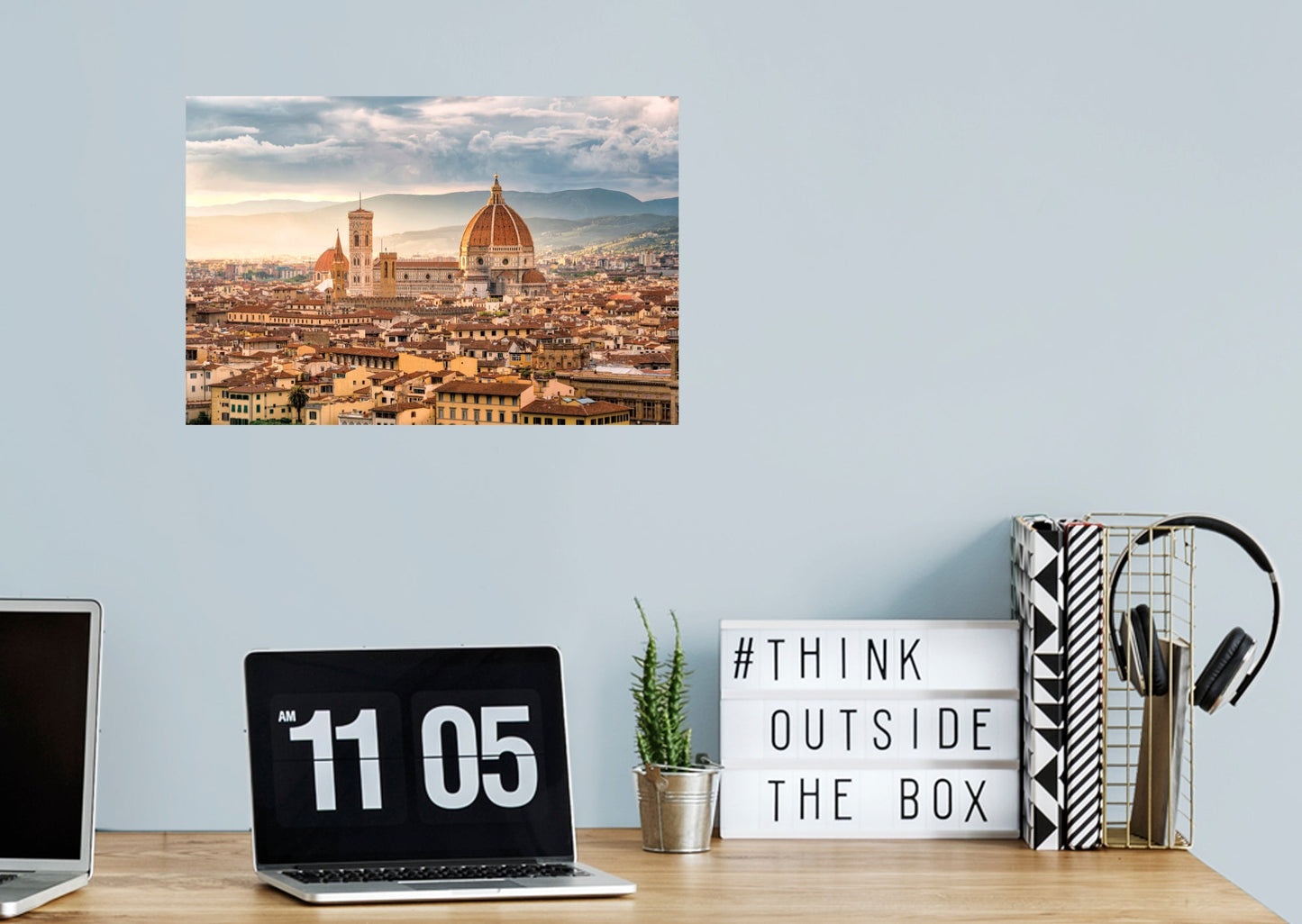 Popular Landmarks: Florence Realistic Poster - Removable Adhesive Decal