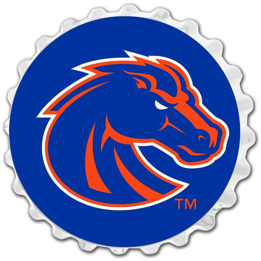 Boise State Broncos: Bottle Cap Wall Sign - The Fan-Brand