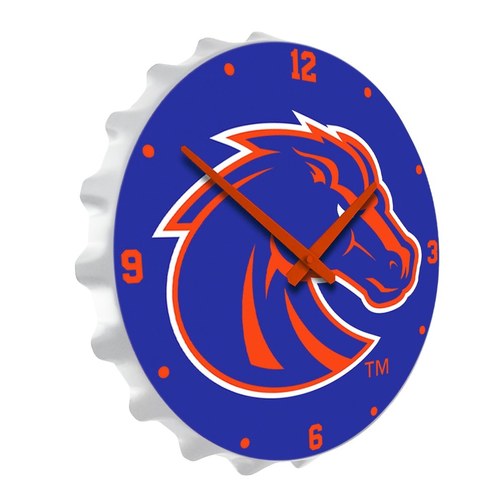 Boise State Broncos: Logo - Bottle Cap Wall Clock - The Fan-Brand