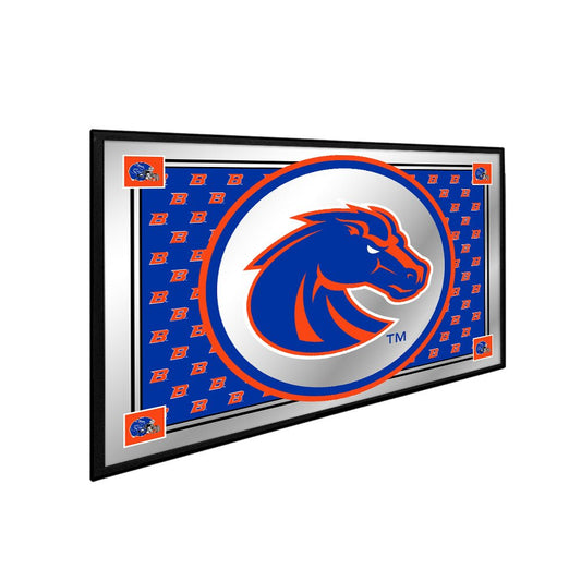Boise State Broncos: Team Spirit - Framed Mirrored Wall Sign - The Fan-Brand