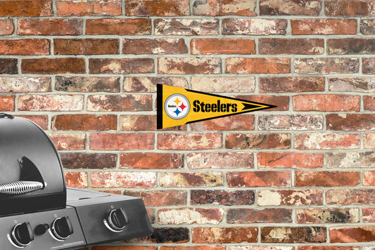 Pittsburgh Steelers:  Alumigraphic Pennant        - Officially Licensed NFL    Outdoor Graphic