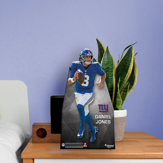 New York Giants: Daniel Jones Mini Cardstock Cutout - Officially Licensed NFL Stand Out