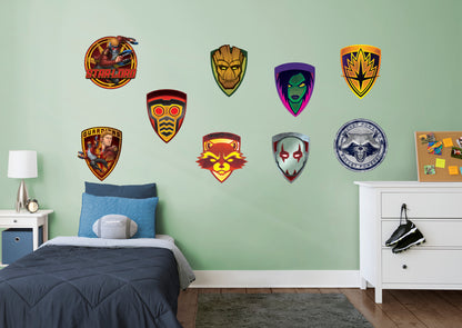 Guardians of the Galaxy Icons Collection  - Officially Licensed Marvel Removable Wall Decal