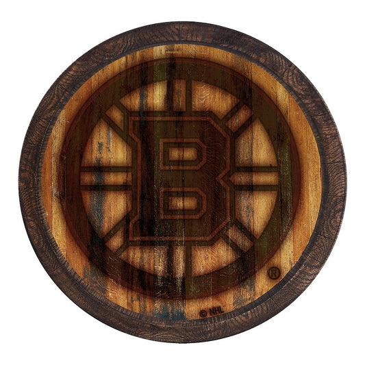 Boston Bruins: Branded "Faux" Barrel Top Sign - The Fan-Brand