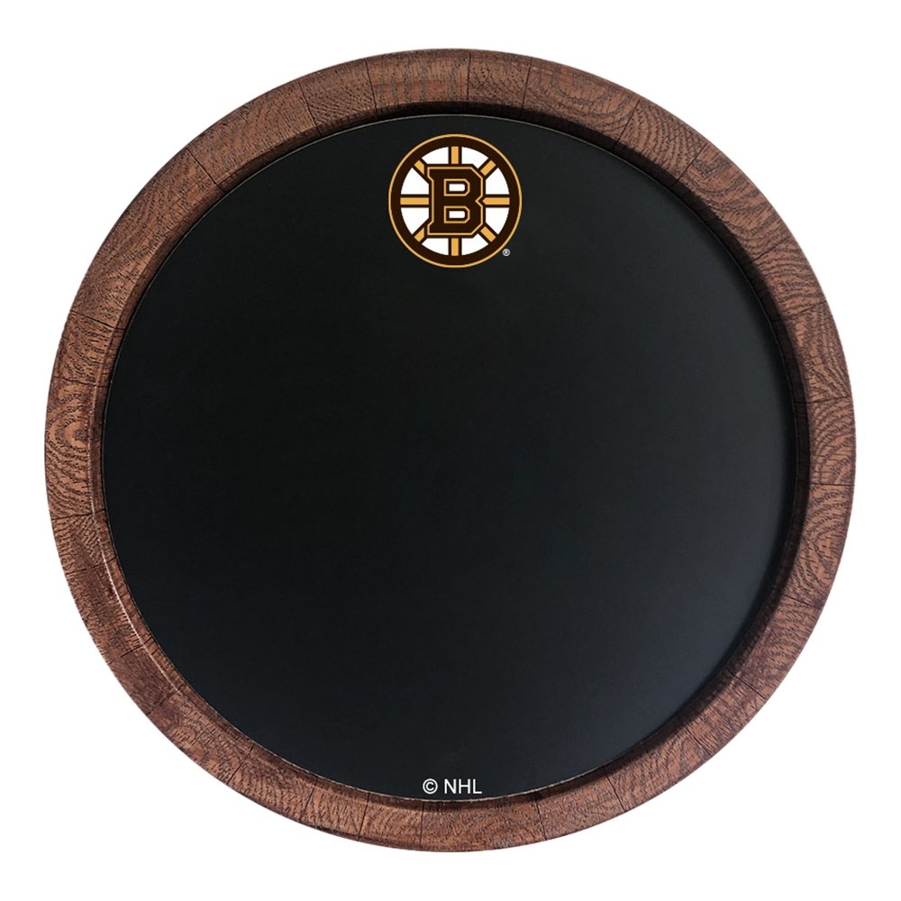 Boston Bruins: Chalkbaord "Faux" Barrel Top Sign - The Fan-Brand
