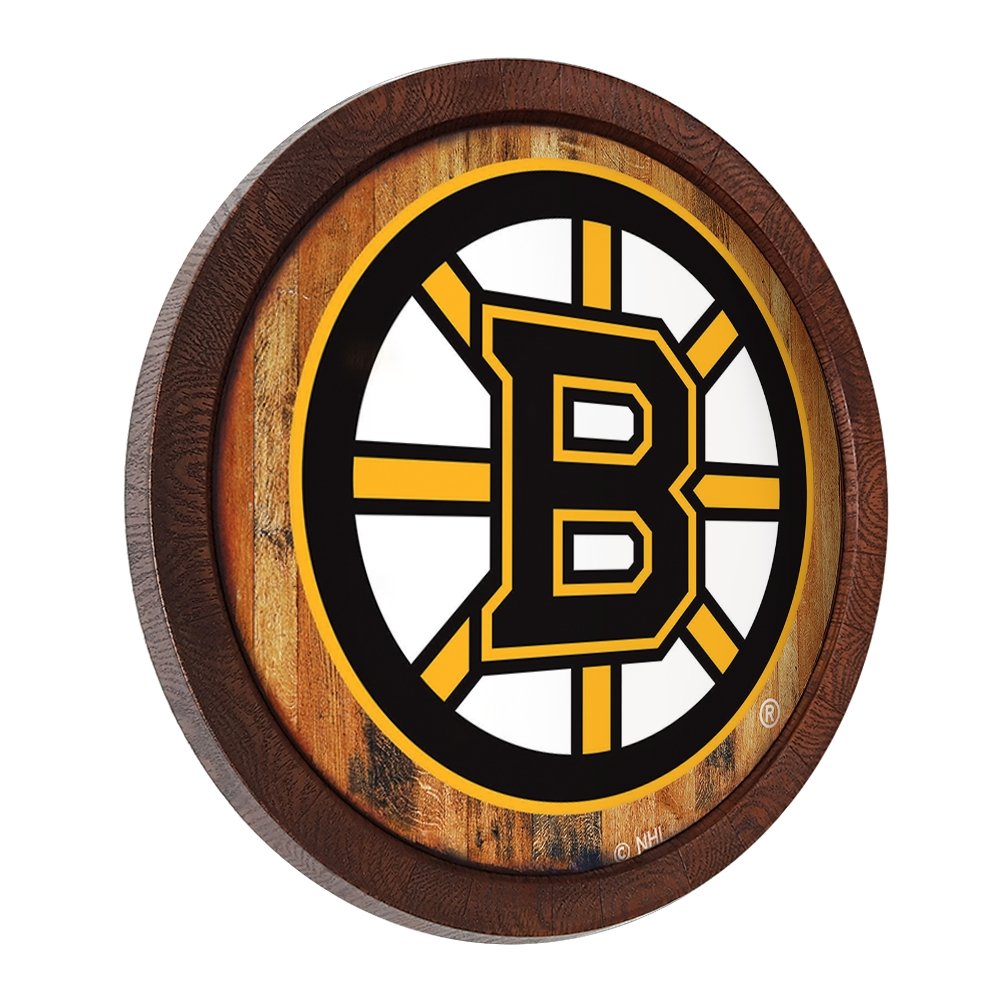 Boston Bruins: "Faux" Barrel Top Sign - The Fan-Brand