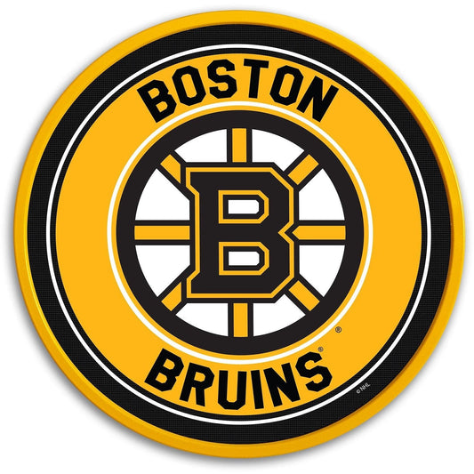 Boston Bruins: Modern Disc Wall Sign - The Fan-Brand