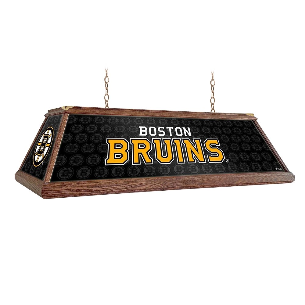 Boston Bruins: Premium Wood Pool Table Light Default Title