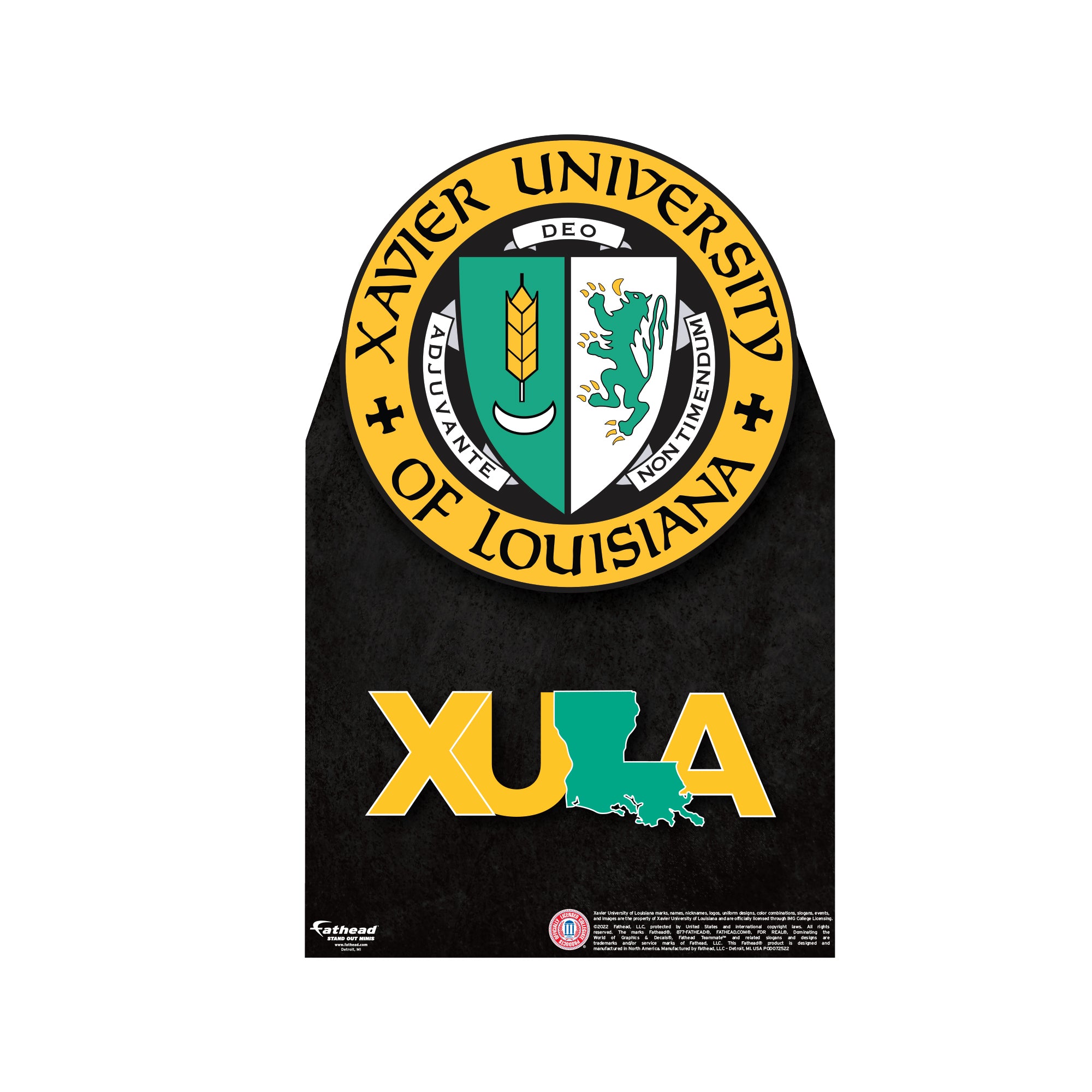 XULA Gold Rush Mini Stand Out Official NCAA Cardstock Cutout