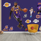 Los Angeles Lakers: LeBron James Statement Jersey - Officially Licensed NBA Removable Adhesive Decal