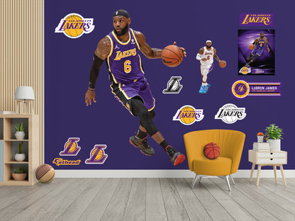 Los Angeles Lakers: LeBron James 2021 Statement Jersey - Officially Li –  Fathead
