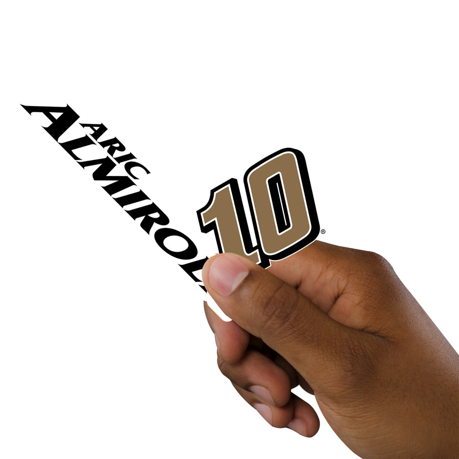 Aric Almirola #10 - 5 Logo Minis (Mixed Sizes) - Official NASCAR - Reusable Vinyl Decals