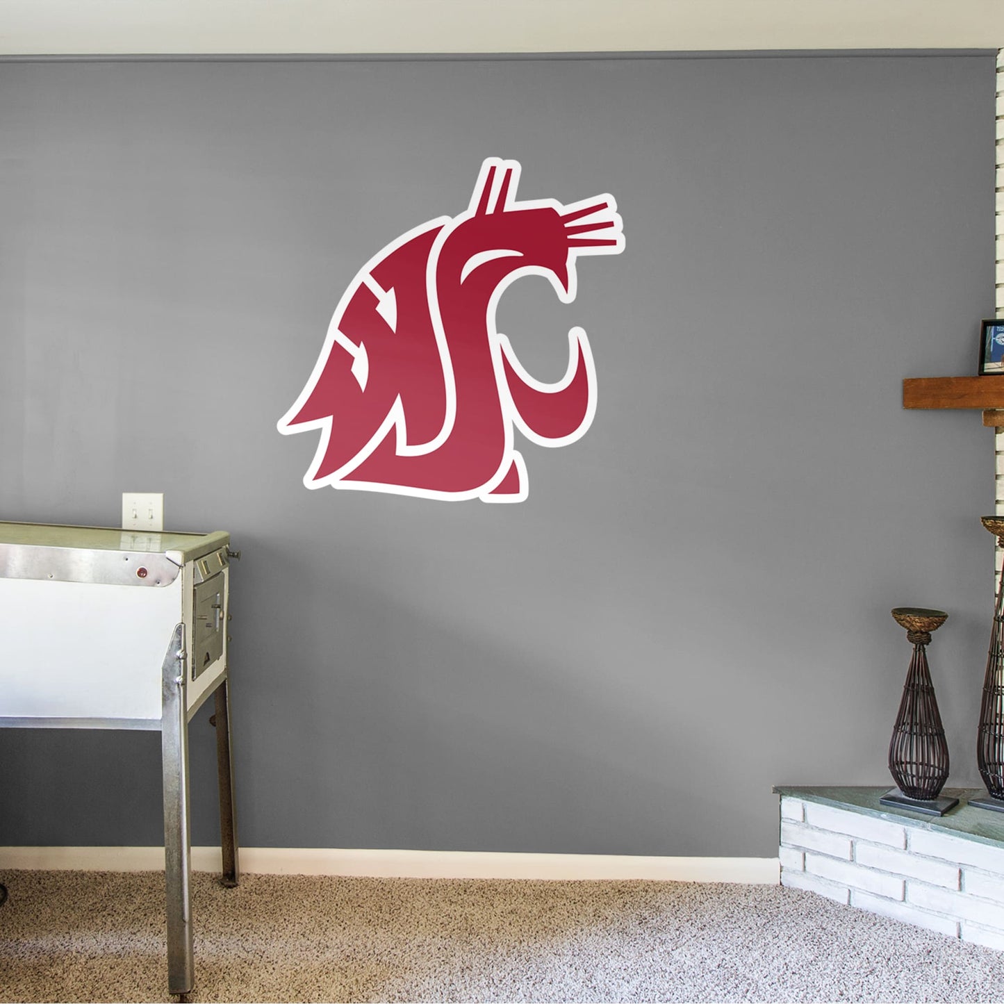 Washington State Cougars: Logo - Officially Licensed Removable Wall Decal