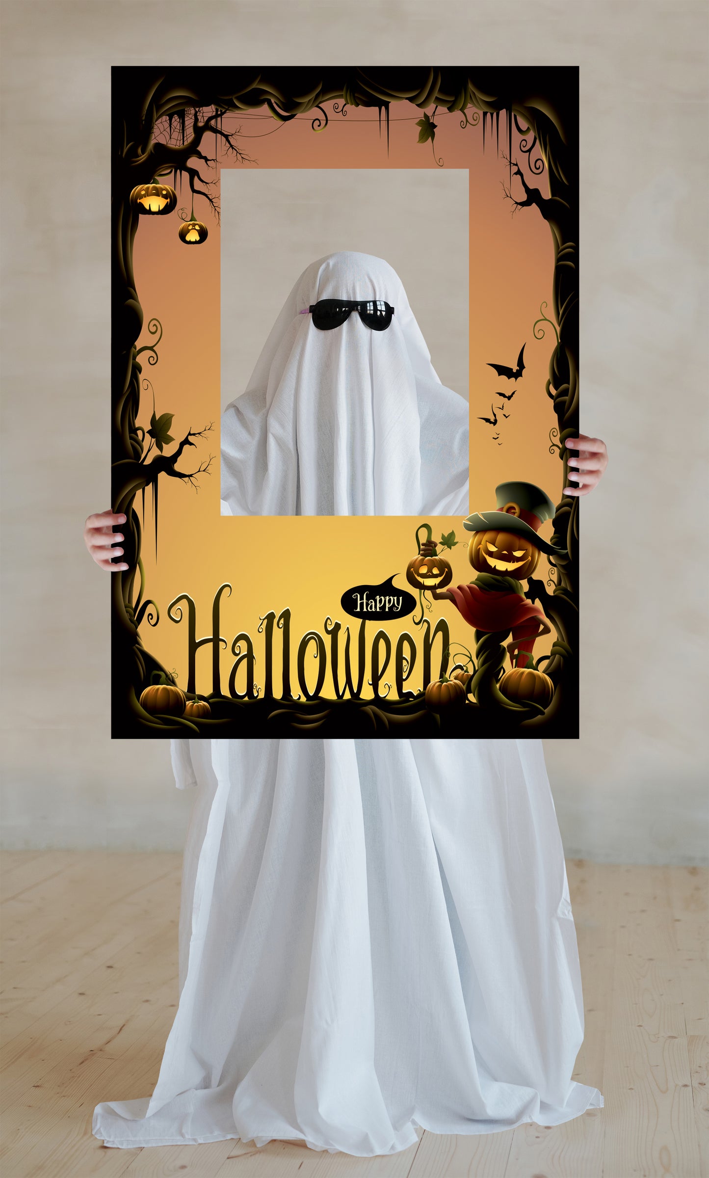 Halloween: Pumkin Head Dry Tree        -      Picture Boards