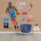 Oklahoma City Thunder: Shai Gilgeous-Alexander - Officially Licensed NBA Removable Adhesive Decal