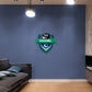 Vancouver Canucks:   Badge Personalized Name        - Officially Licensed NHL Removable     Adhesive Decal