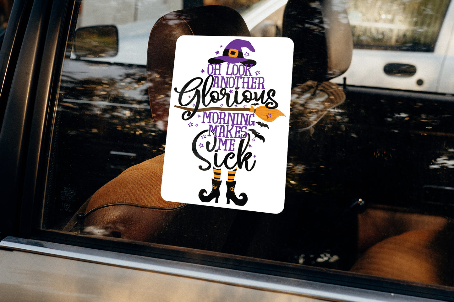 Halloween:  Another Glorious Morning Window Clings        -   Removable Window   Static Decal