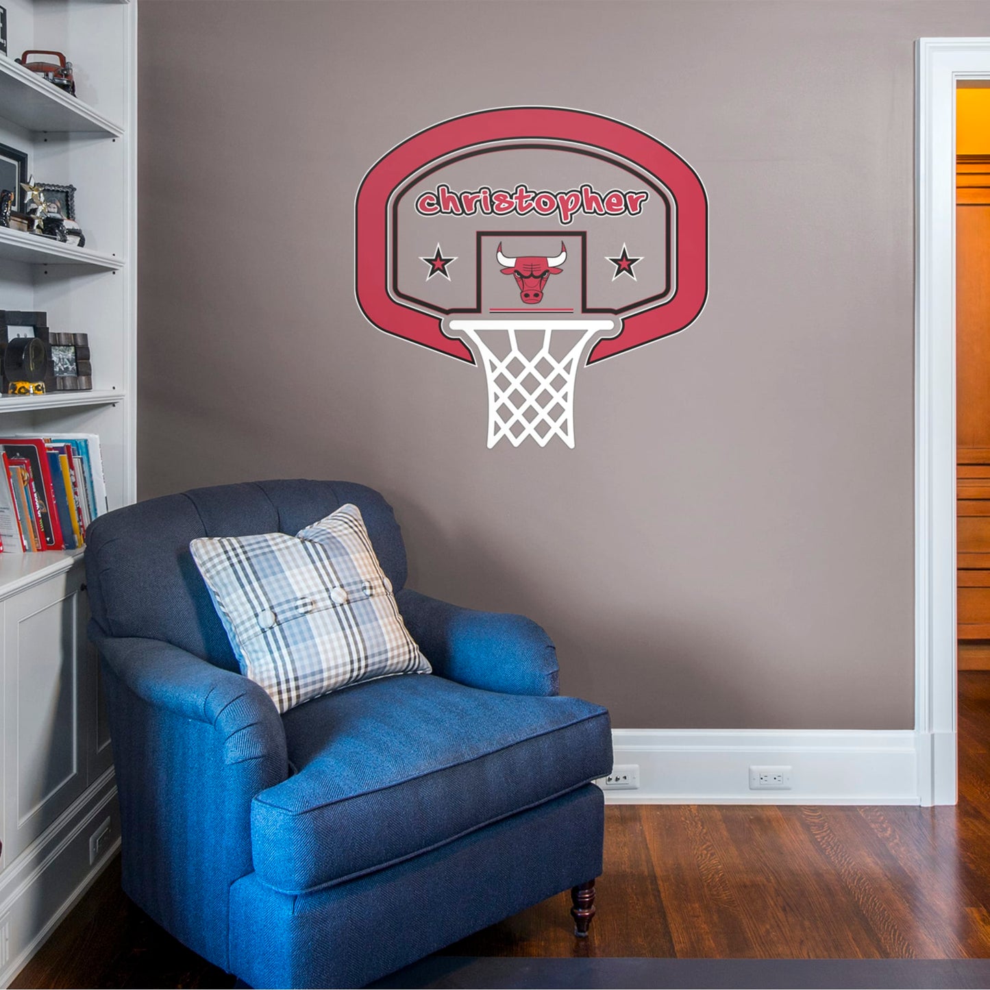 Chicago Bulls: Personalized Name - Officially Licensed NBA Transfer Decal