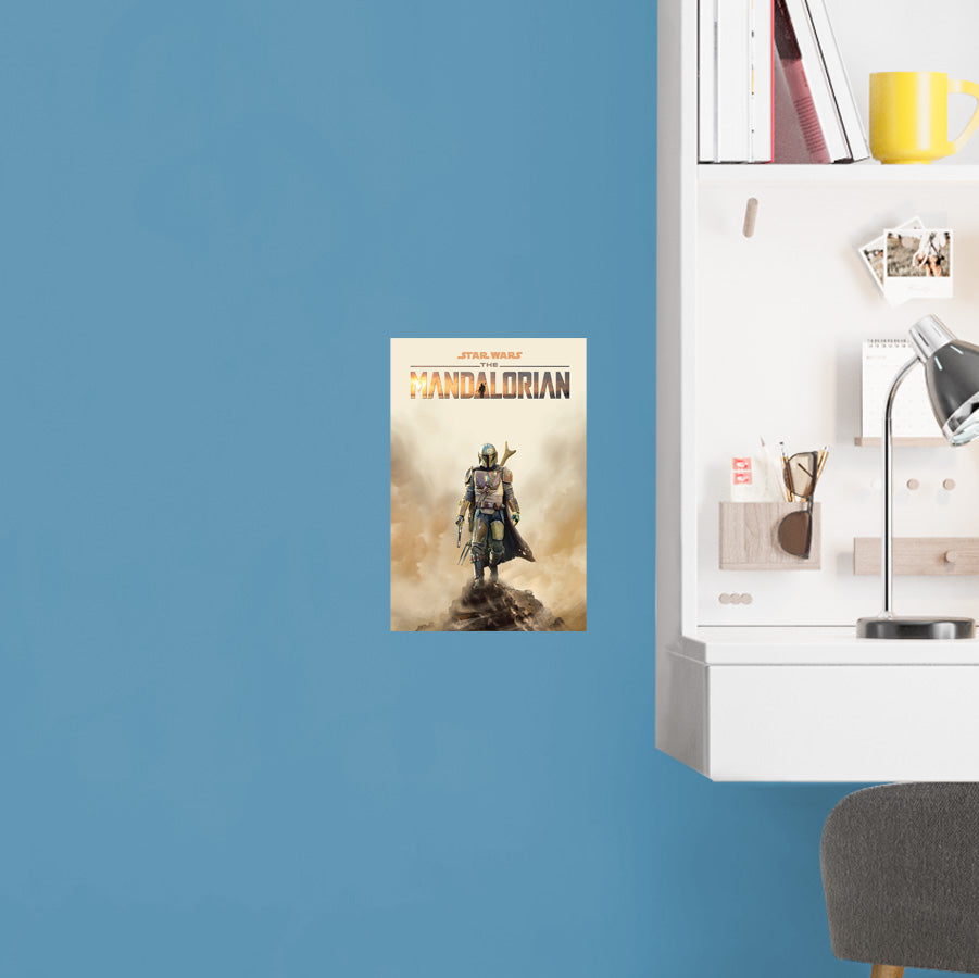 The Mandalorian: The Mandalorian Series Poster - Officially Licensed Star Wars Removable Adhesive Decal