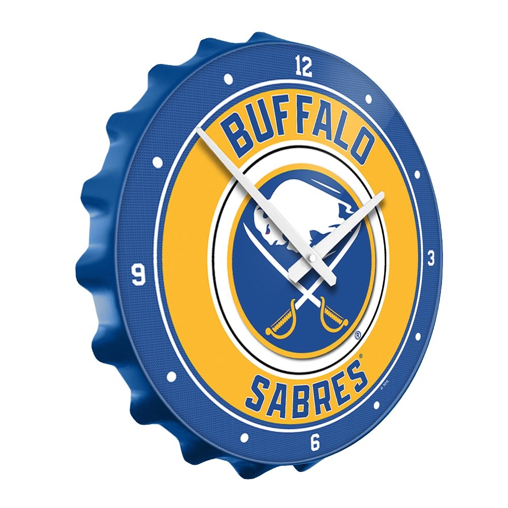 Buffalo Sabres: Bottle Cap Wall Clock - The Fan-Brand