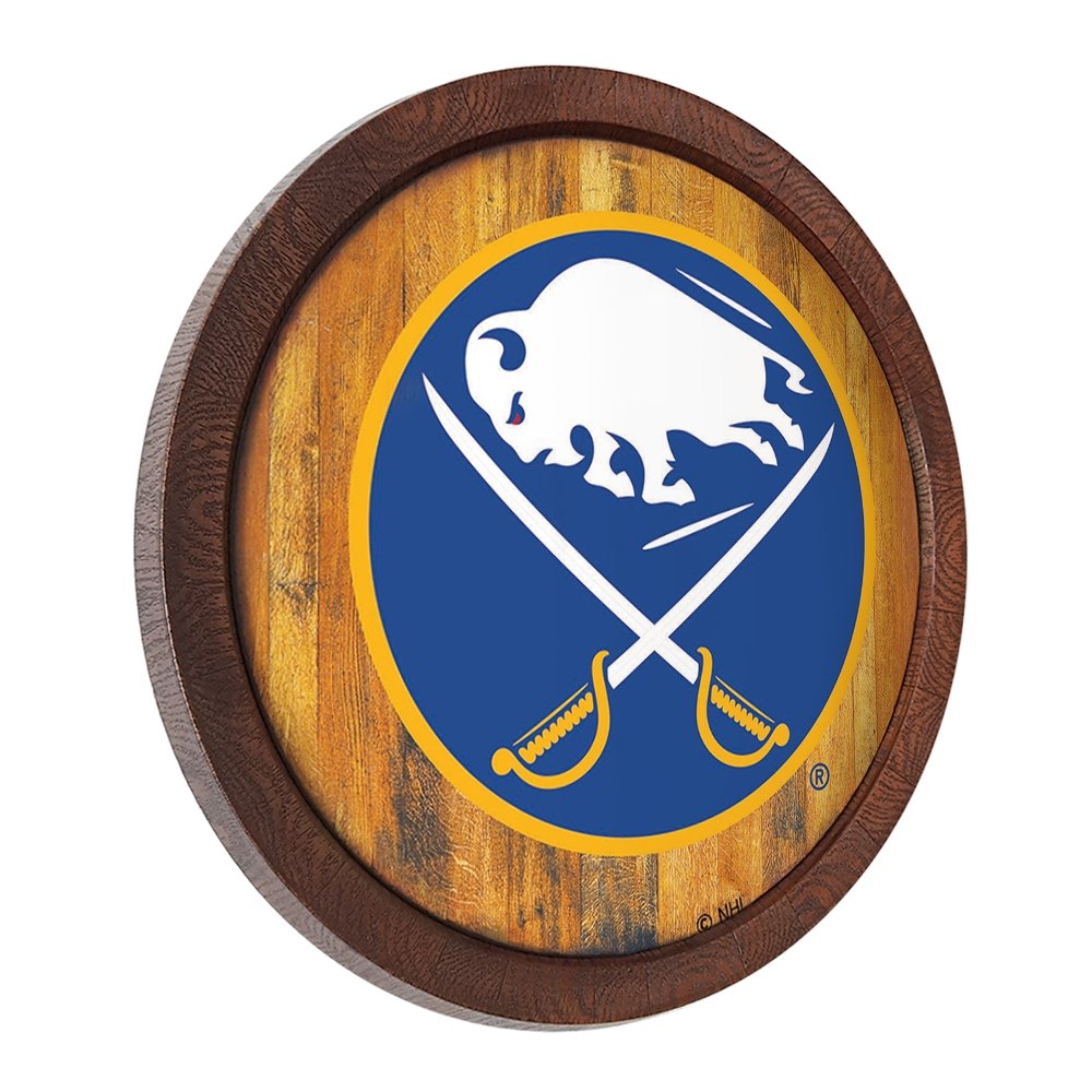 Buffalo Sabres: "Faux" Barrel Top Sign - The Fan-Brand
