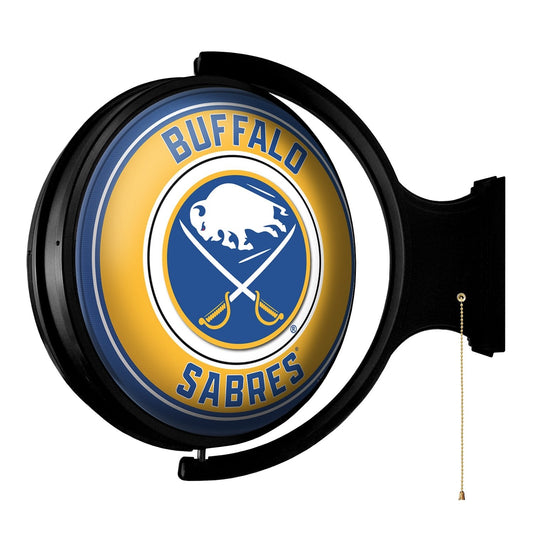 Buffalo Sabres: Original Round Rotating Lighted Wall Sign - The Fan-Brand