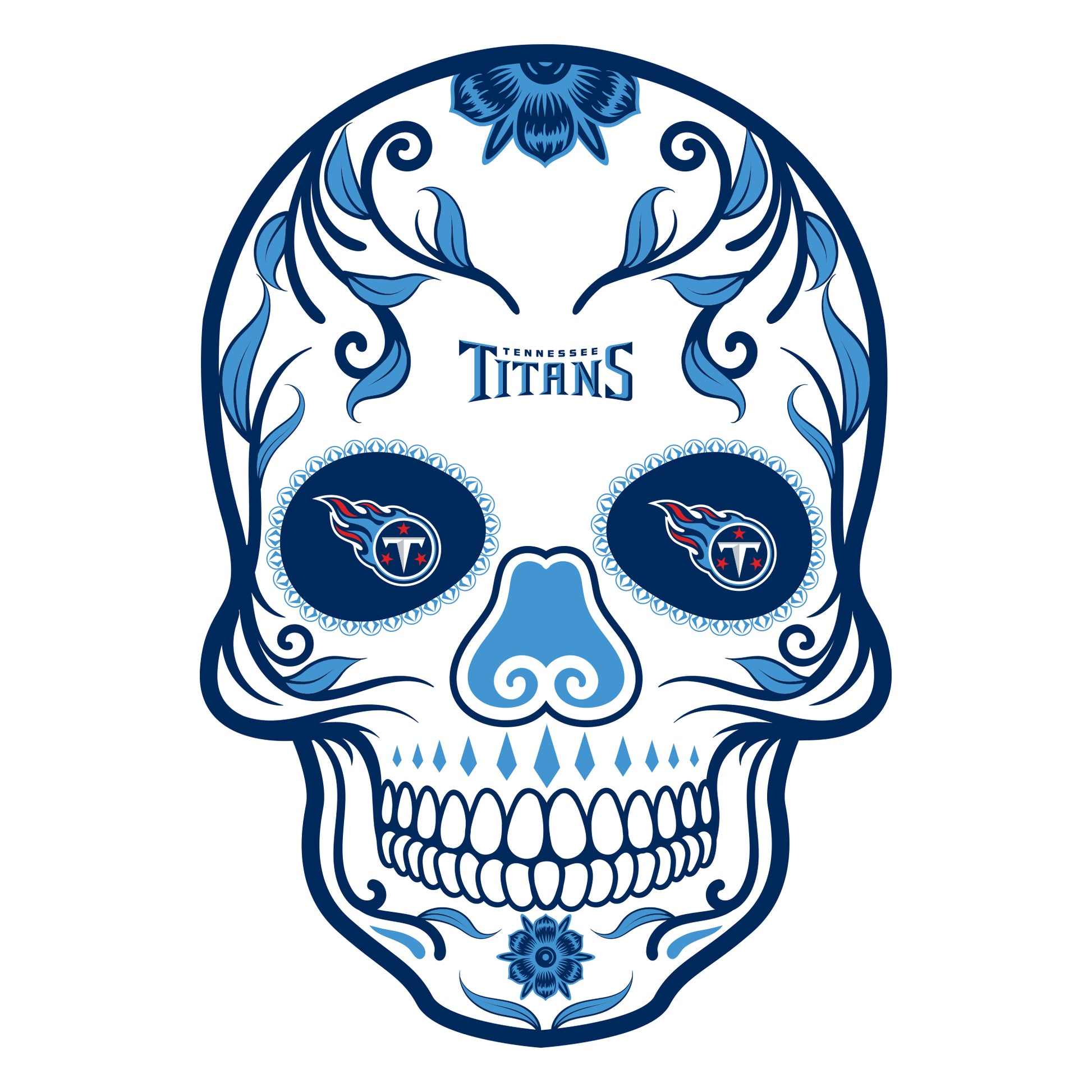 Tennessee Titans: 2022 Skull Outdoor Logo - Officially Licensed NFL Outdoor  Graphic