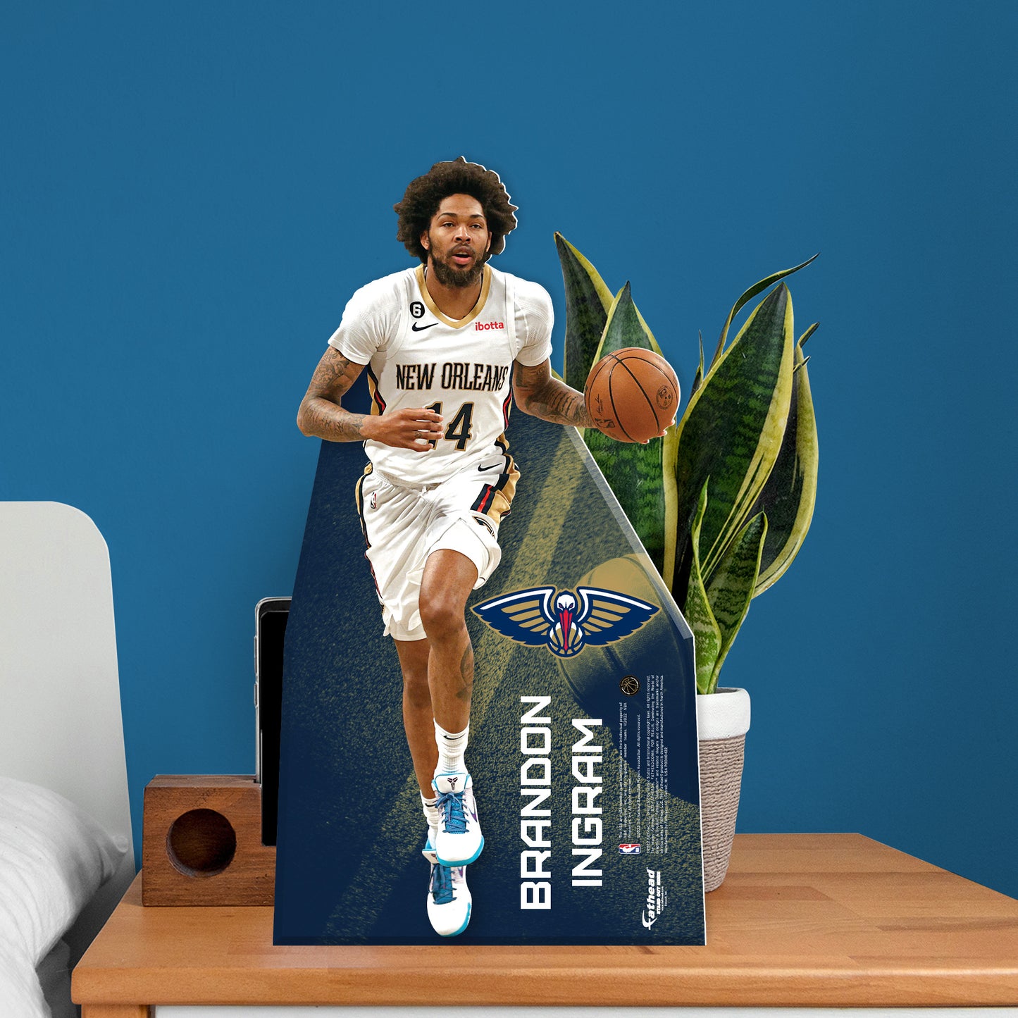 New Orleans Pelicans: Brandon Ingram 2022  Mini   Cardstock Cutout  - Officially Licensed NBA    Stand Out