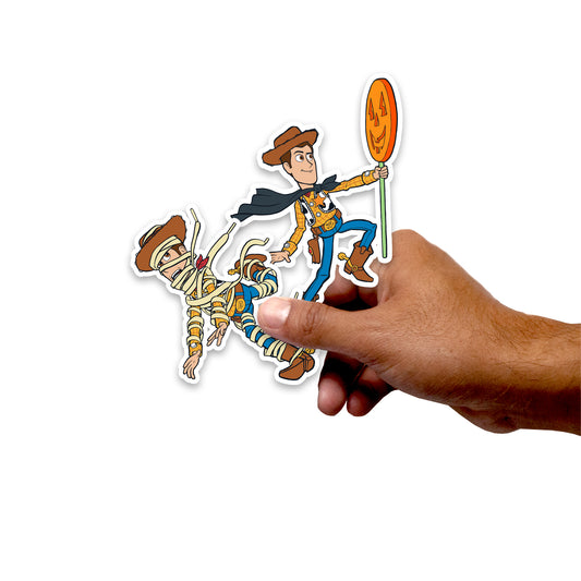 Sheet of 4 -Toy Story: Woody Minis        - Officially Licensed Disney Removable Wall   Adhesive Decal