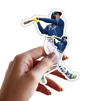 Tampa Bay Rays: Wander Franco  Player Minis        - Officially Licensed MLB Removable     Adhesive Decal