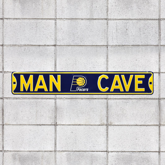 Indiana Pacers: Man Cave - Officially Licensed NBA Metal Street Sign