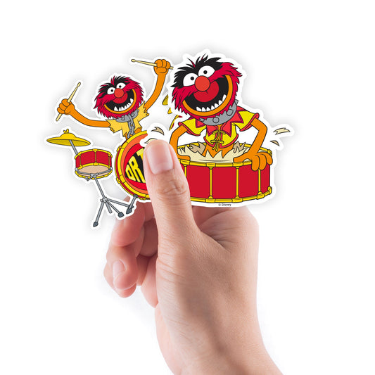 Sheet of 4 -Sheet of 4 -The Muppets: Animal Minis - Officially Licensed Disney Removable Adhesive Decal