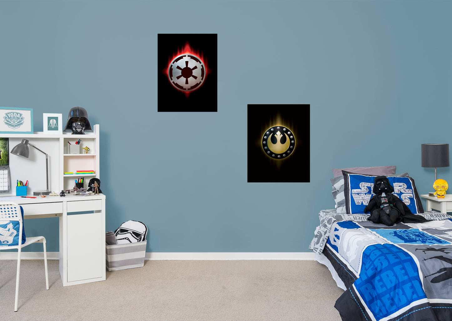 The Mandalorian Insignia Collection  - Officially Licensed Star Wars Removable Wall Decal