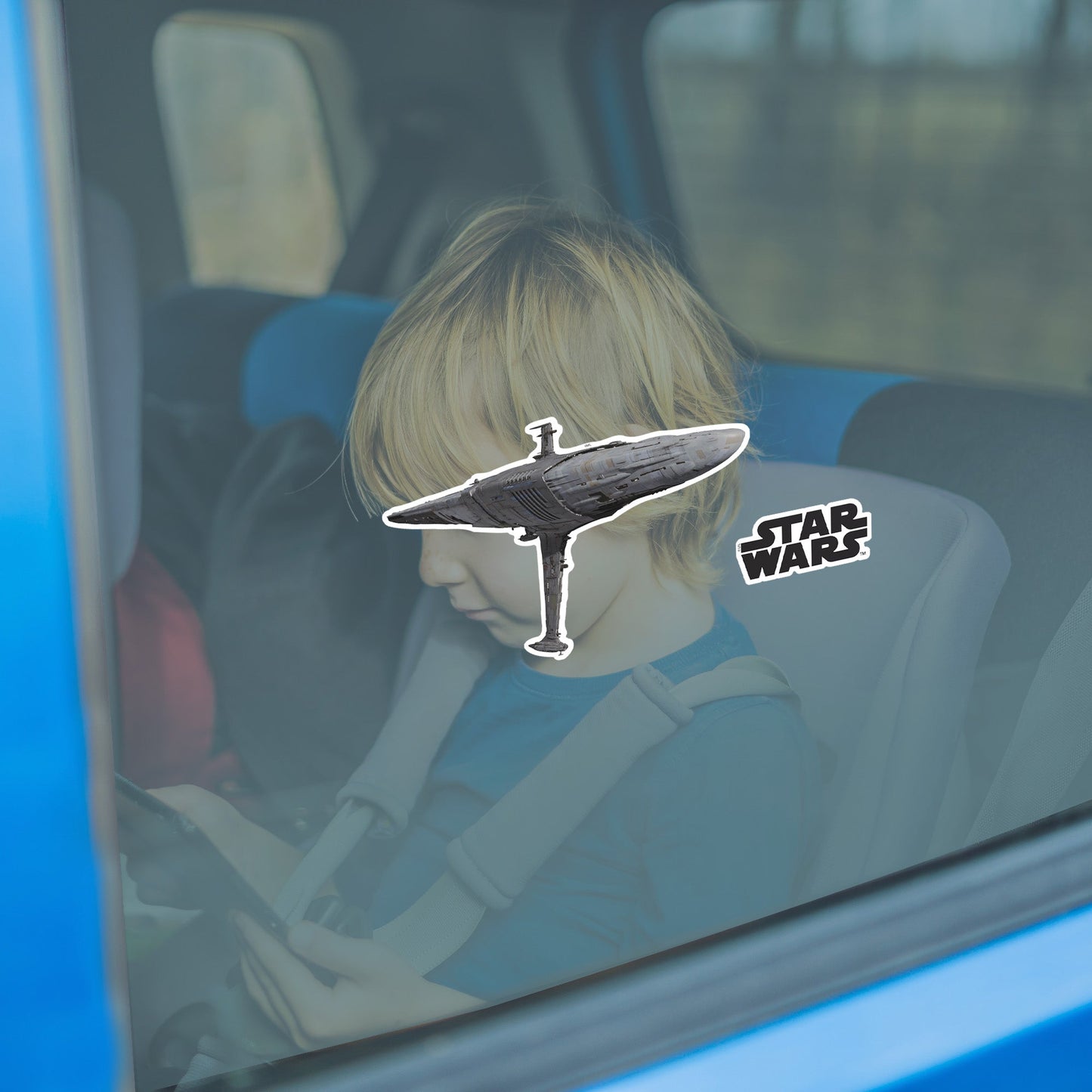Nebulon-B Frigate Window Clings - Officially Licensed Star Wars Removable Window Static Decal