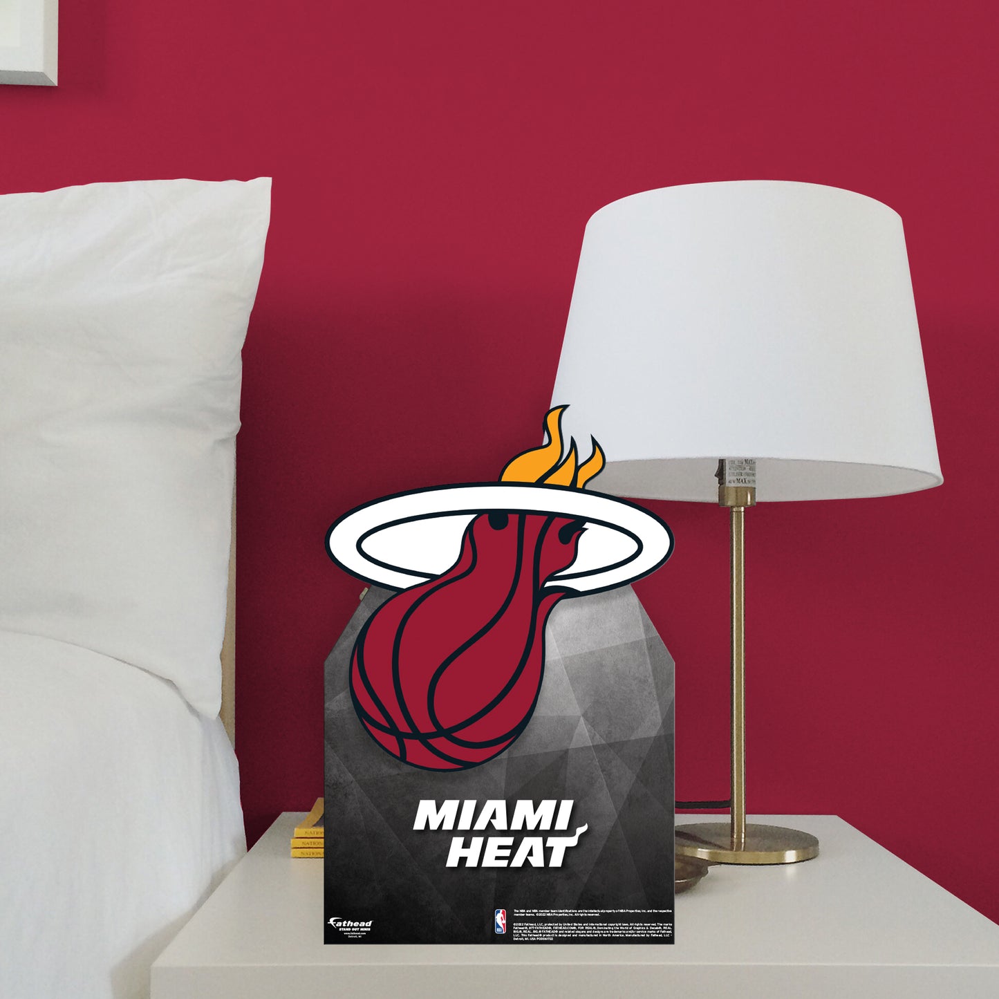 Miami Heat: Logo Mini Cardstock Cutout - Officially Licensed NBA Stand Out