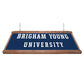 BYU Cougars: Premium Wood Pool Table Light - The Fan-Brand