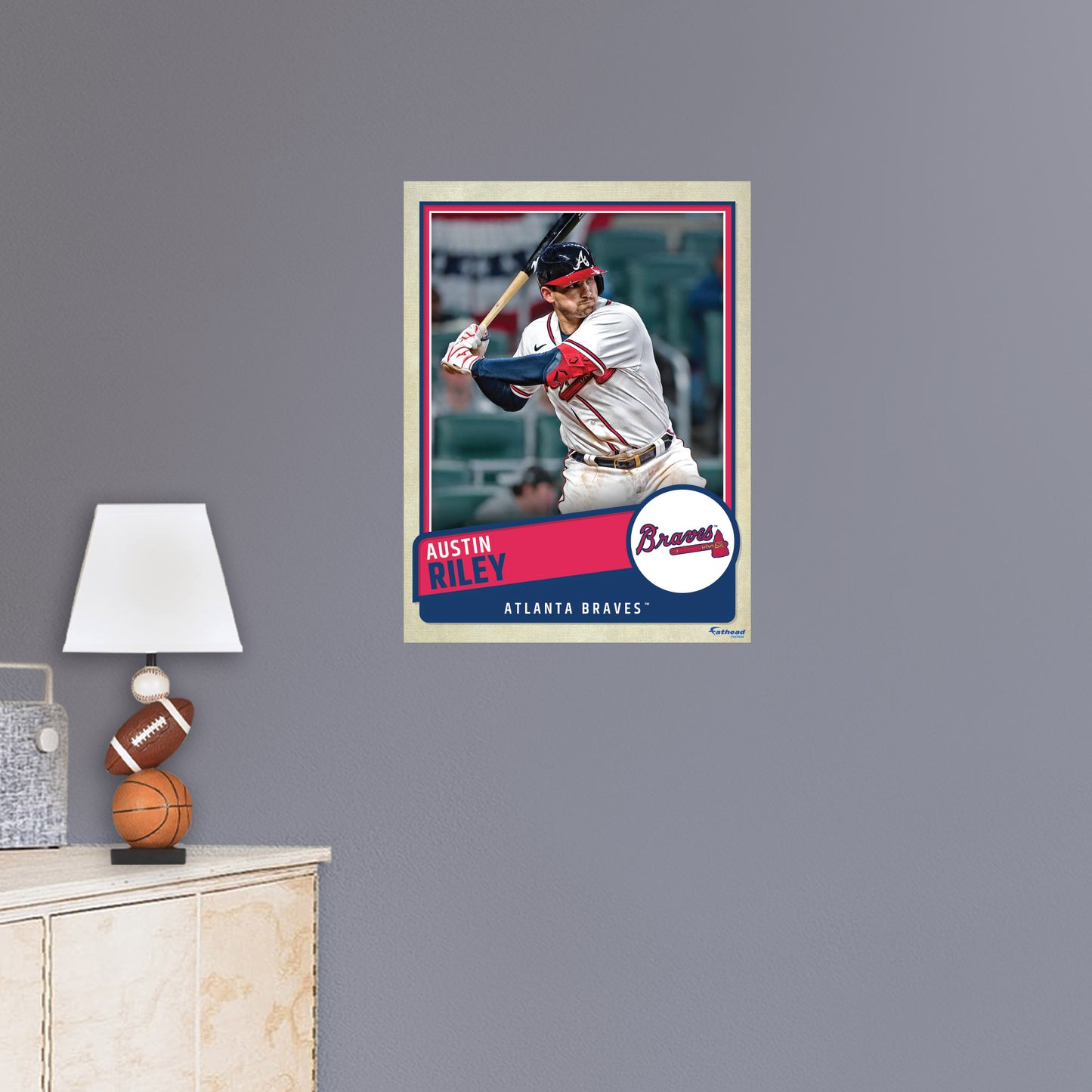 Ronald Acuna Jr Poster Atlanta Braves MLB Baseball Framed 