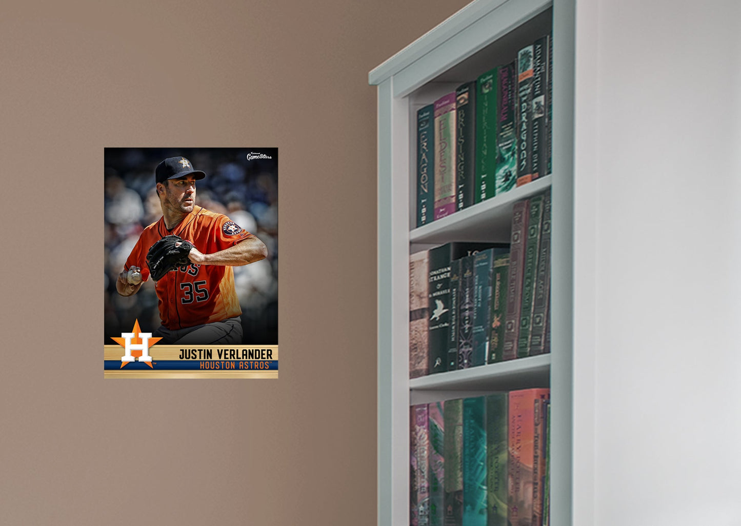 Houston Astros: Justin Verlander  GameStar        - Officially Licensed MLB Removable Wall   Adhesive Decal