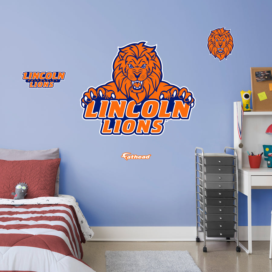 Lincoln University - RealBig Collection - Official NCAA - Lincoln University - Reusable Vinyl Wall Decals