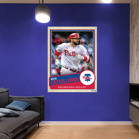 Philadelphia Phillies: Nick Castellanos 2022 Poster        - Officially Licensed MLB Removable     Adhesive Decal